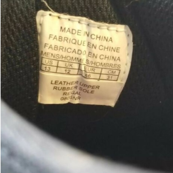 QUIKSILVER Regal Black LEATHER lace up sneakers 13 - Picture 6 of 8